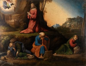 庭の苦しみ、1524年。 作： Benvenuto Tisi da Garofalo