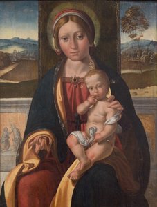 聖母子 作： Benvenuto Tisi da Garofalo