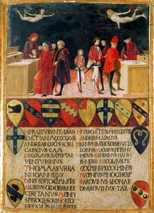 1468年の戦争と平和の時における理事会の財政（詳細は108196を参照） 作： Benvenuto di Giovanni