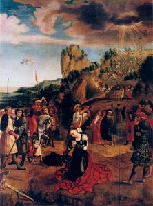 聖カタリナの殉教、16世紀。 作： Bernard van Orley