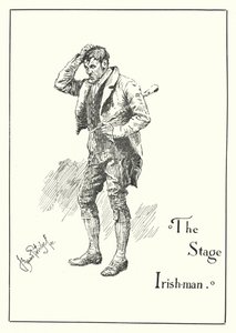 The Stage Irish-man (e.g. engraving) 作： Bernard (after) Partridge