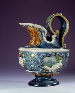 ベルナール・パリシー（1510年頃～1589年頃）の流派によるファイアンスのエギエール パリ、ルーヴル美術館