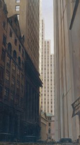 ウォール街の風景 作： Bernard Boutet de Monvel