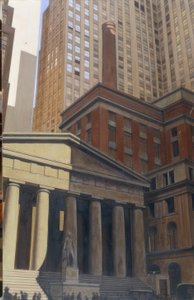 ウォール街の風景 作： Bernard Boutet de Monvel