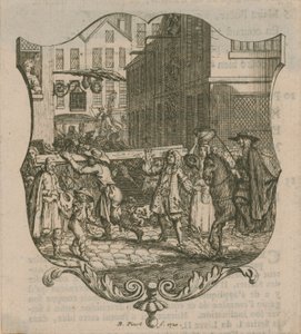 1720年のロンドンの風景 作： Bernard Picart