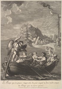 時間の寓意、1690-1733。 作： Bernard Picart