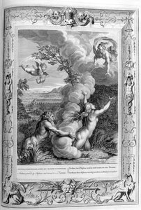 Alpheusが追求したアレトゥサは1733年に噴水に変わりました 作： Bernard Picart