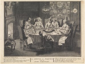 過越の食事の祝祭 作： バーナード・ピカール