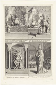 4つの中国の神々、1728