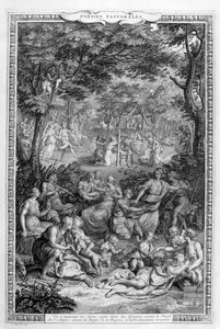 詩の牧歌、1728-1729 作： Bernard Picart