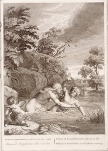 SalmacisとHemaphroditusが一体になった1731 作： Bernard Picart