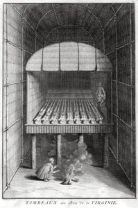 バージニア王の墓、c1734 作： Bernard Picart