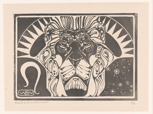 ライオンの頭 レオ（原題） 作： Bernard Willem Wierink (signed by artist)