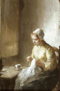The Seamstress 作： Bernard de Hoog