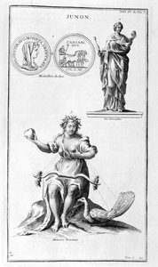 ジュノ、1757 作： Bernard de Montfaucon