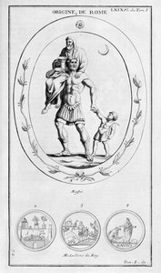 ローマの起源、1757 作： Bernard de Montfaucon