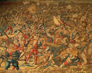 1525年のパヴィアの戦い 作： Bernard van (after) Orley