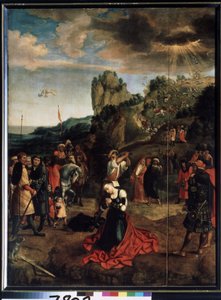 聖カトリーヌの殉教者。 (聖カタリナの殉教) - Peinture de Bernard van Orley (Barend, Barent, Bernaert van Brussel) 作： Bernard van Orley