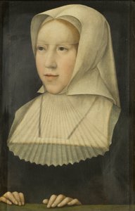 オーストリアのマーガレットの肖像（パネルに油彩） 作： Bernard van Orley