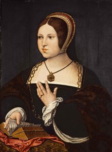 1518年頃のマリーヘネトンの肖像。 作： Bernard van Orley