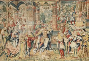 ダビデの歴史シリーズ、1525年頃（シルクとウール） 作： Bernard van Orley