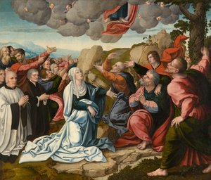 昇天、1530年頃（パネルに油彩） 作： Bernard van Orley
