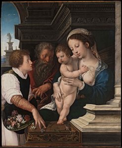 聖家族、1521年頃。 作： Bernard van Orley