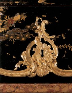 箪笥、1745年頃（オルモルに取り付けられた漆と黒檀）