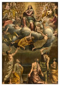 アプス、ベルナルディーノ・ガッティによる祭壇画「イル・ソジャロ」、ジョヴァンニ・バッティスタ・トロッティによる完成作品「イル・マロッソ」、「聖母被昇天 作： Bernardino Gatti