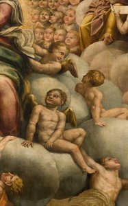アプス、ベルナルディーノ・ガッティによる祭壇画「イル・ソジャーロ」、ジョヴァンニ・バッティスタ・トロッティによる完成作品「イル・マロッソ」、「聖母の被昇天 作： Bernardino Gatti