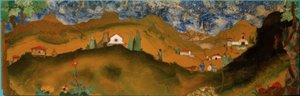 トスカーナの風景 作： Bernardino Barbatelli