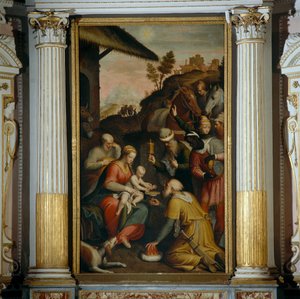 マギの崇拝 作： Bernardino Campi