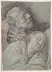 二人の使徒、最後の晩餐の勉強 作： Bernardino Lanino