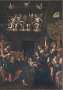 羊飼いの礼拝 作： Bernardino Luini