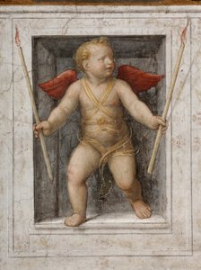 ロウソクを持つ天使（フレスコ画）詳細 作： Bernardino Luini