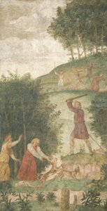 狩りで罰せられるケファルス 作： Bernardino Luini