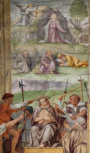 キリストの受難と磔刑の詳細 作： Bernardino Luini