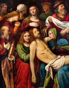 ミラノ、サン ジョルジョ アル パラッツォ教会、ベルナルディーノ ルイーニ、デポジション 作： Bernardino Luini
