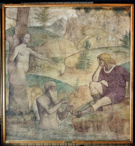 ドリオペとタヴァイアーノによる重度の領事、1514年頃（キャンバスに運ばれた切り離されたフレスコ画 作： Bernardino Luini