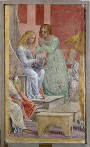 寺院での聖母マリアの子供時代 作： Bernardino Luini