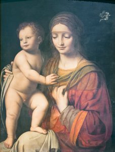 聖母子 作： Bernardino Luini
