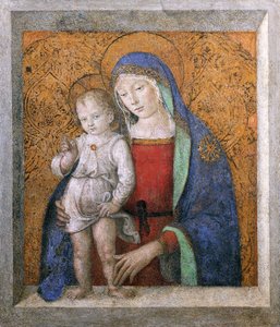 窓辺のマドンナ 窓辺のマドンナ、c. 1490年。 作： Bernardino Pinturicchio