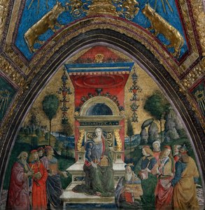 算数、1492-1494。 作： Bernardino Pinturicchio