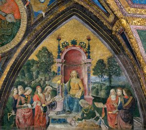 ジオメトリ、1492-1494。 作： Bernardino Pinturicchio