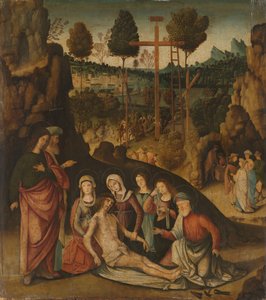 キリストの嘆き 作： Bernardino Zaganelli di Bosio (attributed to)