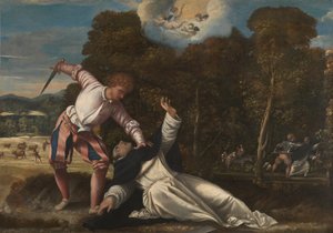 聖ペテロ殉教者の死 作： Bernardino da Asola