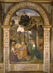 子供の崇拝 作： Bernardino di Betto Pinturicchio