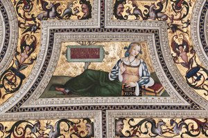 デルフィクスのシビュル、『シビュル』の詳細（フレスコ画 作： Bernardino di Betto Pinturicchio