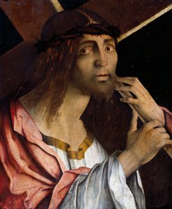 十字架を背負うキリスト』ベルナルディーノ・ディ・ボジオ・ザガネッリ（1460年頃～1510年頃） イタリア