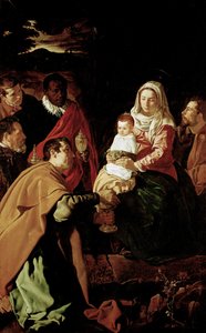 マギの礼拝 1619年頃 油彩・カンヴァス 作： Bernardino di Bosio & Zaganelli Francesco di Bosio (c.1470 c.1532) Zaganelli